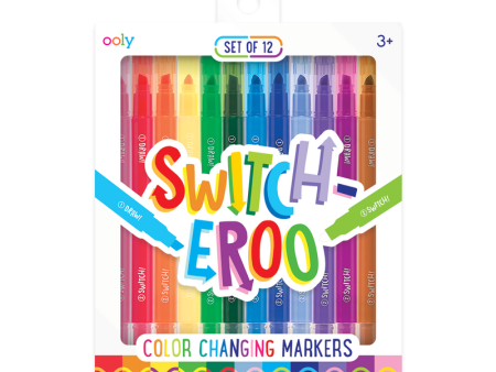 Switch-eroo 12 Color Changing Markers Hot on Sale