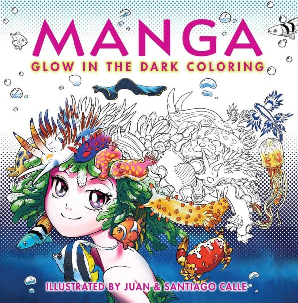 Manga Glow In The Dark Coloring Book Cheap