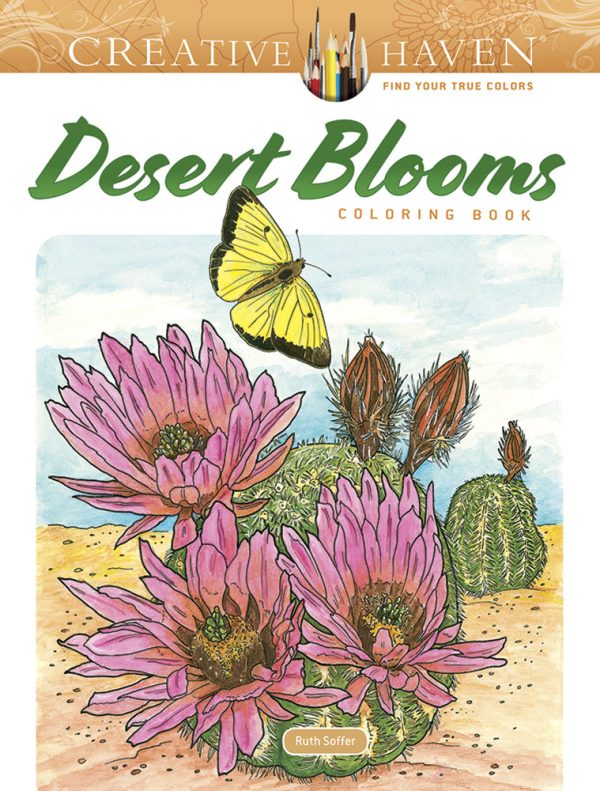 Desert Blooms Coloring Book Creative Haven Online Sale