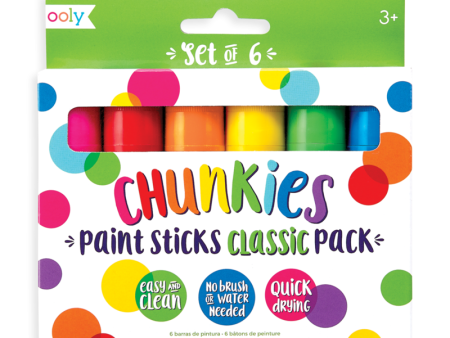 Chunkies 6 Classic Colors Paint Sticks Discount