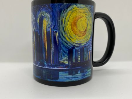 Detroit Starry Night Mug Cheap