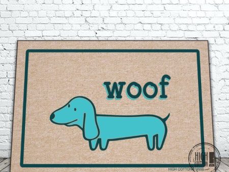 Woof Dog Doormat Online now