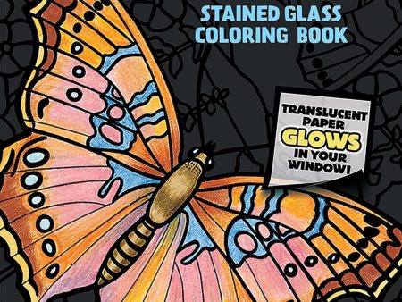 Beautiful Butterflies Stained Glass Coloring Book For Discount