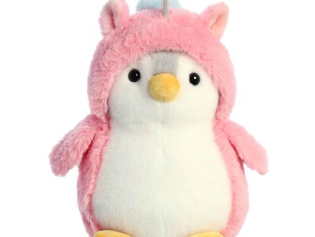 Pompom Penguin Unicorn Plush 7  Online now