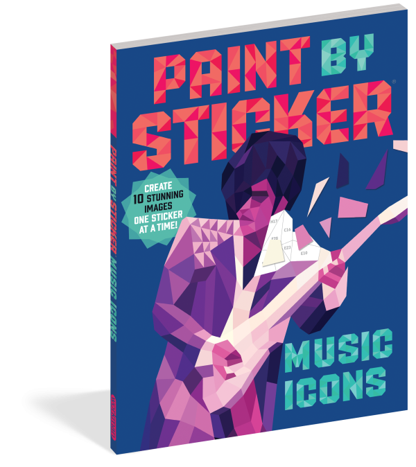 Paint By Sticker Music Icons Online