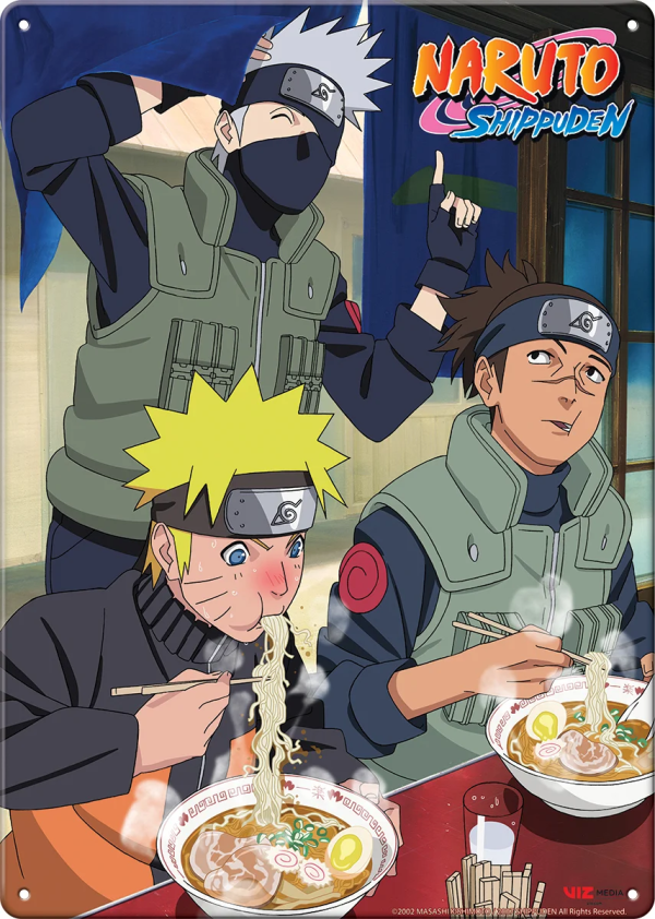 Naruto Ramen Metal Sign For Discount