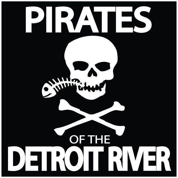 Pirates Of The Detroit River Sticker Cheap