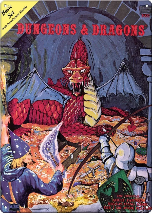 Dungeons & Dragons Advanced Metal Sign Online Sale