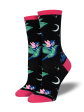 Fairy Castle Women s Crew Socks Black Fashion