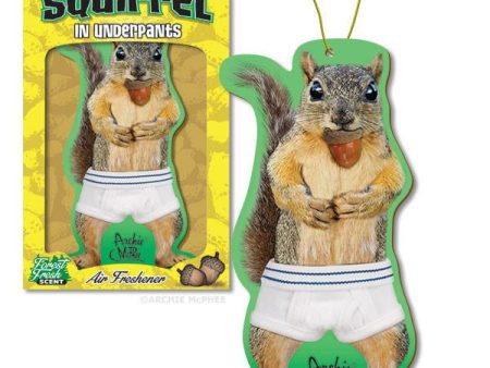 Squirrel In Underpants Air Freshener Online Hot Sale