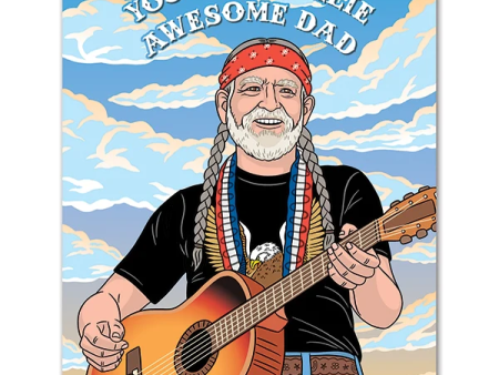 Card Willie Awesome Dad Willie Nelson Father s Day Online