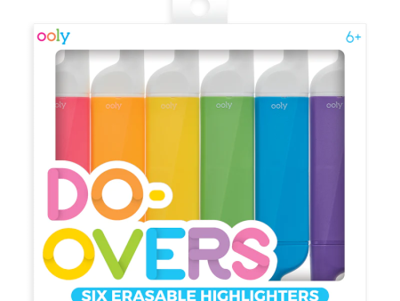 Do-Overs 6 Erasable Highlighters Online now