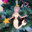 Mermaid Colorful Resin Assorted Ornament Online now