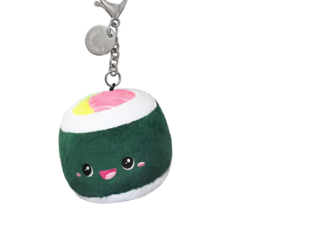 Micro Sushi Roll Plush Keychain 3  Cheap