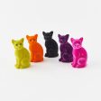 Flocked Cat Assorted 8  Fashion