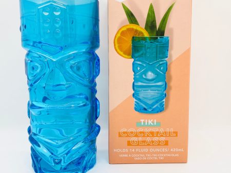 Tiki Cocktail Glass Blue Discount