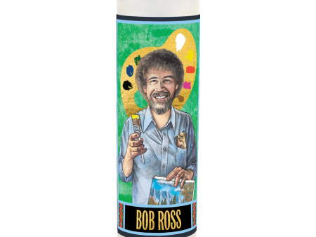 Bob Ross Secular Saint Candle Online Sale