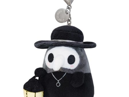 Micro Plague Doctor Plush Keychain 3  Online now