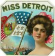 Miss Detroit Sticker For Cheap