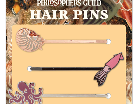 Cephalopods Hair Pins on Sale