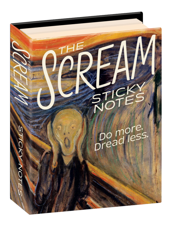 The Scream Sticky Notes Online