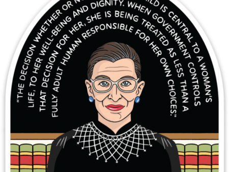 Ruth Bader Ginsburg Pro-Choice Die Cut Sticker Cheap