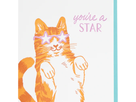 Card Star Cat Friendship Hot on Sale