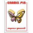 Non-Binary Butterfly Enamel Pin Online Hot Sale