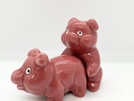 Naughty Pigs Salt & Pepper Shaker Set For Sale