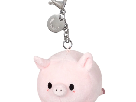 Micro Piggy Plush Keychain 3  For Cheap