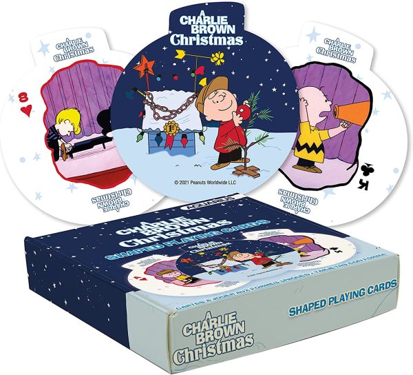 Peanuts Charlie Brown Christmas Shaped Playing Cards Online Sale