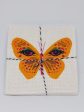 Butterfly Fabric Coaster Set Fashion