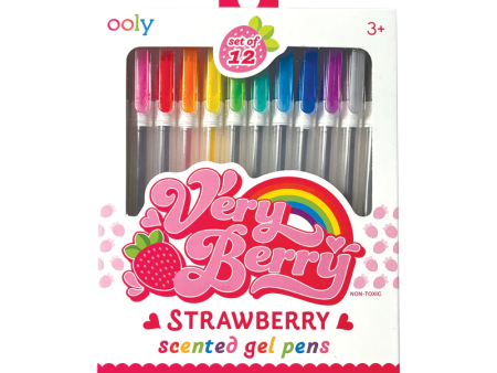 Very Berry 12 Scented Gel Pens Online Sale