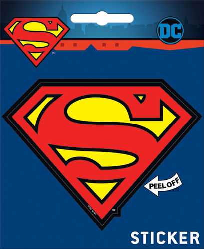 DC Comics Superman Logo Sticker Fashion