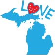 Love Michigan Coaster Discount