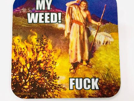 My Weed Burning Bush Coaster Hot on Sale