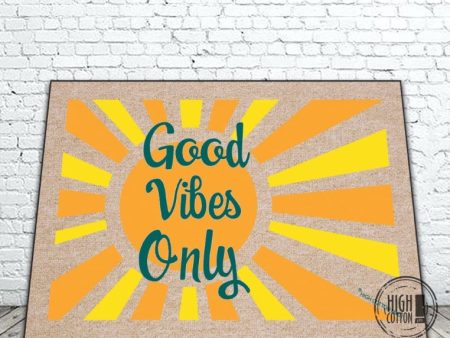 Good Vibes Only Doormat For Discount