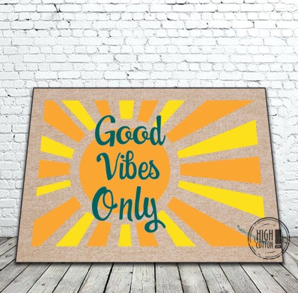 Good Vibes Only Doormat For Discount