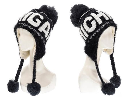 Michigan Black Fuzzy Pom Hat Cheap