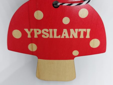 Mushroom Die Cut Wooden Ornament Ypsilanti Online Hot Sale