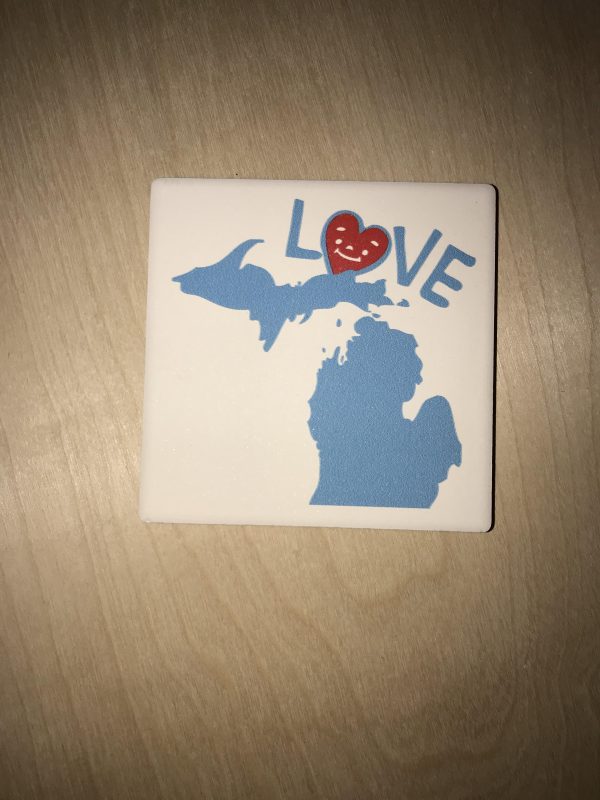 Love Michigan Coaster Discount