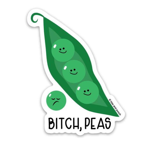 Bitch, Peas Sticker Sale