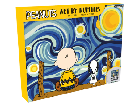 Peanuts Starry Night Art By Numbers Supply