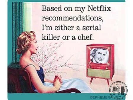 Based On My Netflix Recommendations Coaster Online now