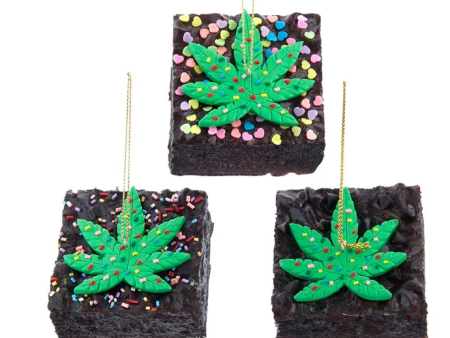 Cannabis Brownie Foam Ornament Online Sale