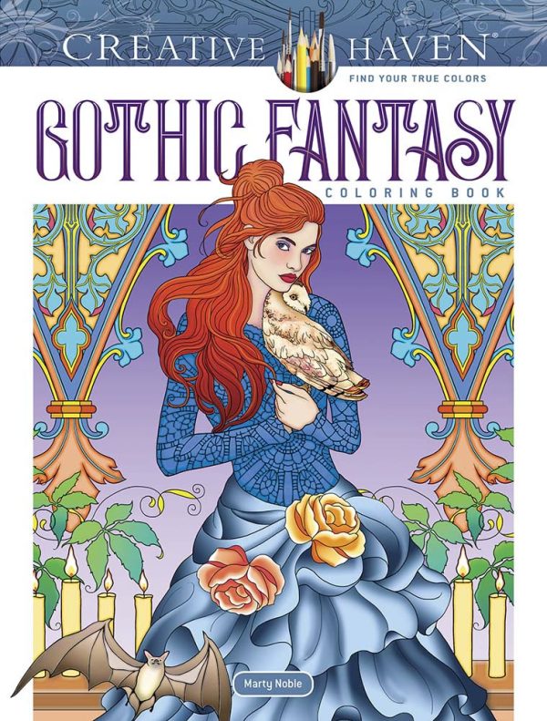 Gothic Fantasy Coloring Book Creative Haven Online Hot Sale