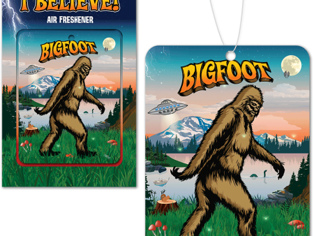 I Believe Bigfoot Air Freshener Online Hot Sale