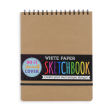 White Paper DIY Cover Sketch Book 75 Pages For Discount