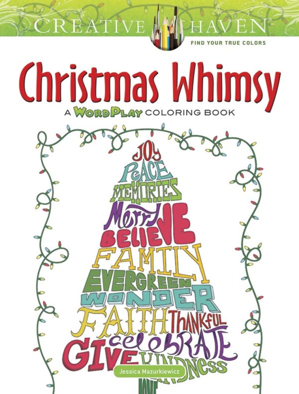 Christmas Whimsy Coloring Book Creative Haven Hot on Sale