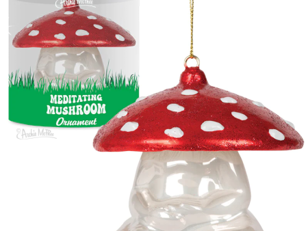 Meditating Mushroom Ornament Archie For Sale